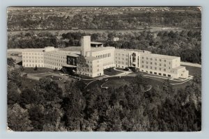 West Hartford CT-Connecticut Aerial Holy Family Monastery, Chrome c1952 Postcard