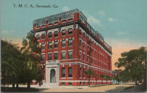 Postcard YMCA Savannah GA Georgia