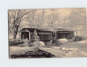 M-186318 Twin Bridges Over East Creek Green Mountains Vermont