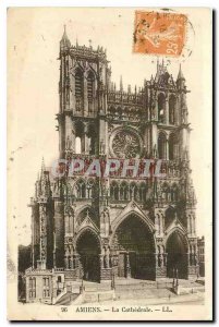 Old Postcard Amiens Cathedrale