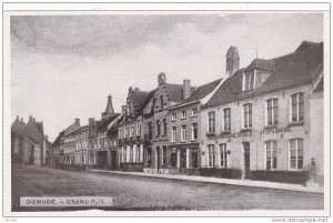 Grand ' Rue, Dixmude (West Flanders), Belgium, 1910-1920s