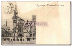 Paris - Expo 1900 - Flag of Germany - Old Postcard