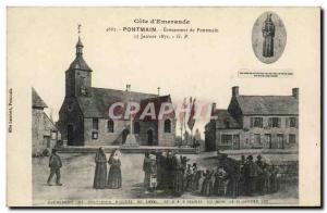 Old Postcard Pontmain Event January 17, 1871