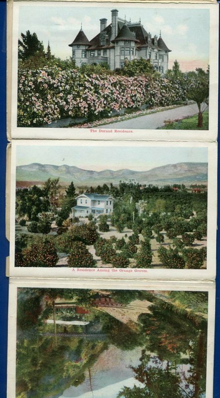 Pasadena California ca Mt Lowe Wilson Orange Dist Arroyo Seco postcard folder