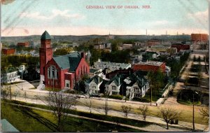 Postcard General View of Omaha, Nebraska