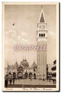 Modern Postcard Piazza Venezia Marco T e Campanile