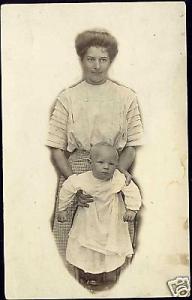 Proud Mom Little BABY CHILD DRESS Real Photo 10s RPPC