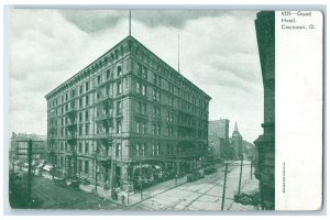 c1905 Grand Hotel Exterior Building Cincinnati Ohio OH Vintage Antique Postcard