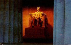 Washington D C Lincoln Statue Lincoln Memorial 1989