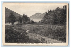 1921 View From Jordan Pond House Bar Harbor Maine ME Unposted Antique Postcard