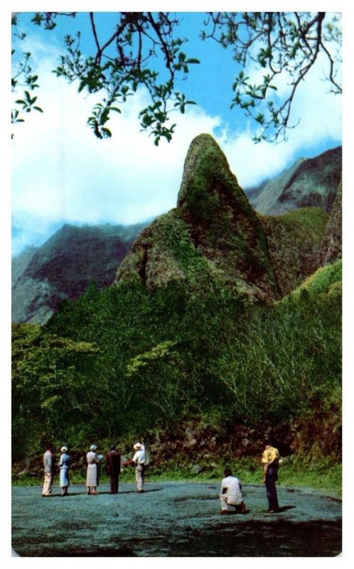 Iao Needle site of a historic battle of Hawaiis kings Maui Hawaii Postcard