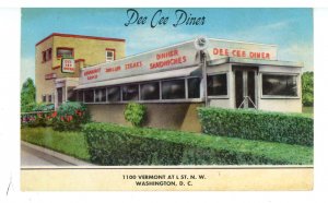 DC - Washington. DEE CEE Diner ca 1950's