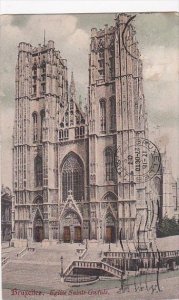 Belgium Brussels Eglise Sainte-Gudule 1907