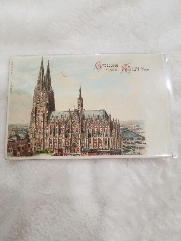 Antique Postcard, Gruss aus Koln