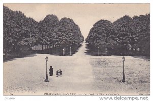 Le Jard, Allee Principale, Chalons Sur Marne (Marne), France, 1900-1910s