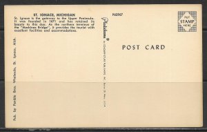 Michigan,St Ignace - Gateway To The Upper Peninsula - [MI-149]