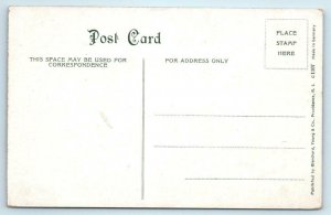 LAWRENCE, Massachusetts MA ~ Bridge WOOD WORSTED MILL c1910s Postcard