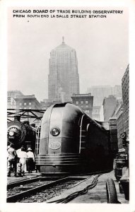 Chicago, Illinois Board Of Trade Bldg. Observatory La Salle St. Station, AA372-2