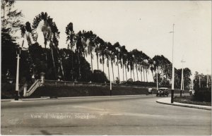 PC SINGAPORE, VIEW OF SINGAPORE, Vintage REAL PHOTO Postcard (B42284)