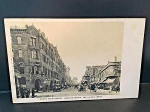 Postcard Antique View  South Main Street, looking South,Fall River, MA  1906  Z8