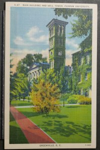 Greenville, SC - Main Building and Bell Tower, Furman University