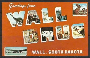 South Dakota, Wall - Greetings From Wall Drug Store - [SD-011]