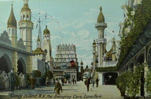 C.1905-10 Luna Park Coney Island, NY Vintage Postcard P88