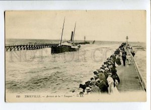 3015175 Two LIGHTHOUSE in Trouville France Ship Vintage PC