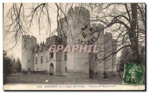 Postcard Old Mazeres Near Langon Chateau Roquetaillade