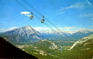 Canada - Alberta, Banff. Sulphur Mountain  (Aerial Lift)