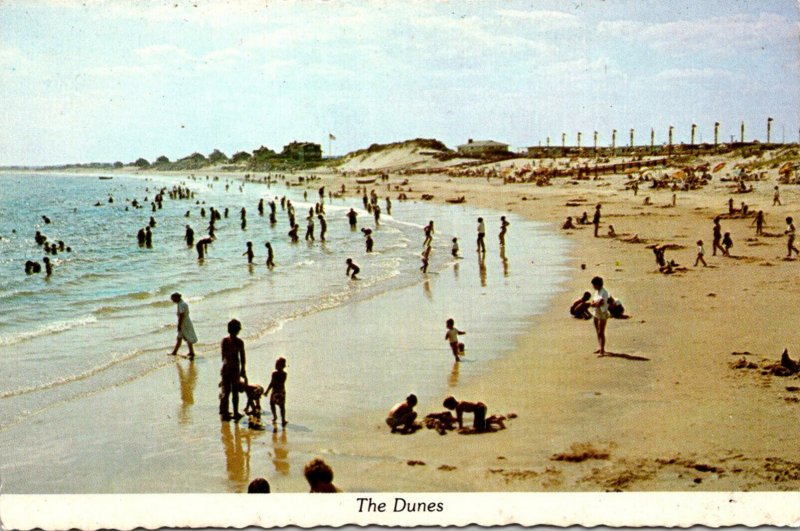 Rhode Island The Dunes Family Beach Looking Toward Misquamicut and Watch Hill