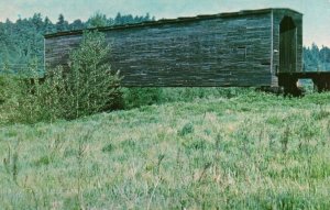 VINTAGE POSTCARD COVERED BRIDGE PIERCE COUNTY SUMNER WASHINGTON