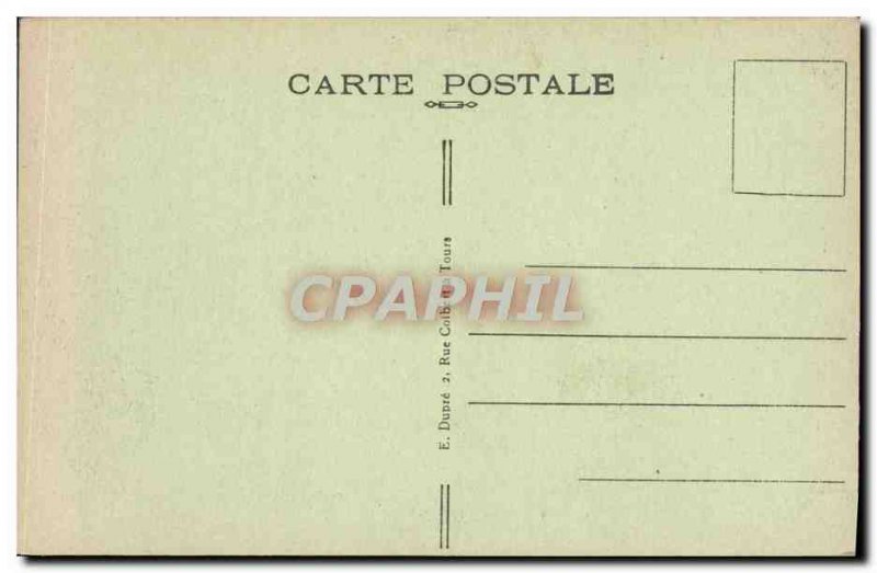 Old Postcard Luynes Le Chateau Moat