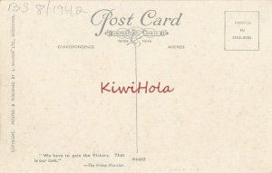Postcard Ship HMS Howe Battleship King George V Class