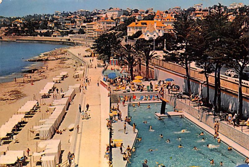 Beach at Estoril ans Swimming Pool of Tamariz 1959 