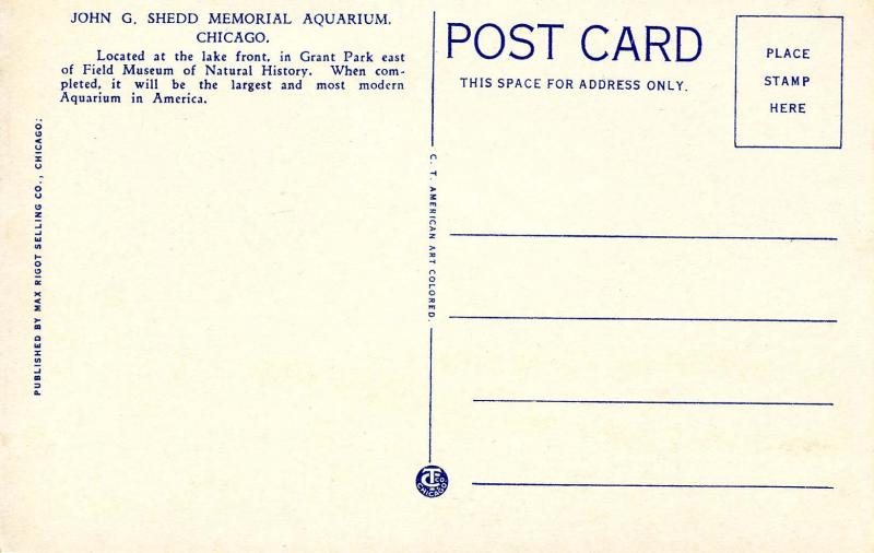 IL - Chicago. Shedd Memorial Aquarium