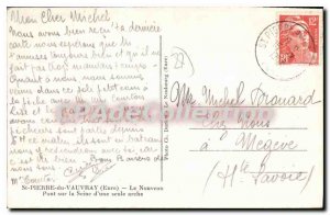 Postcard Old St Pierre Du Vauray New Bridge On The Seine Arche OF A Only