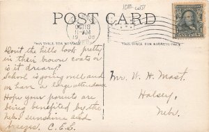 F53/ Kearney Nebraska RPPC Postcard 1908 State Teachers College