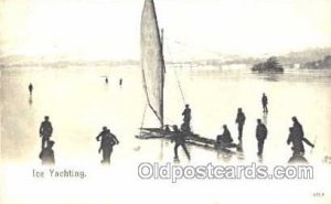 Ice, Yachting, Ice Boating, 1907 