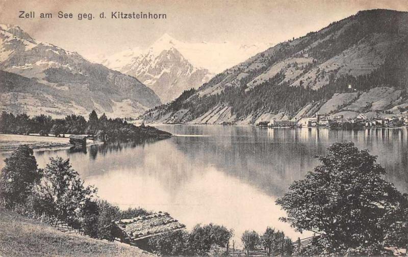 Kitzsteinhorn Austria Zell am See Scenic View Antique Postcard J80688