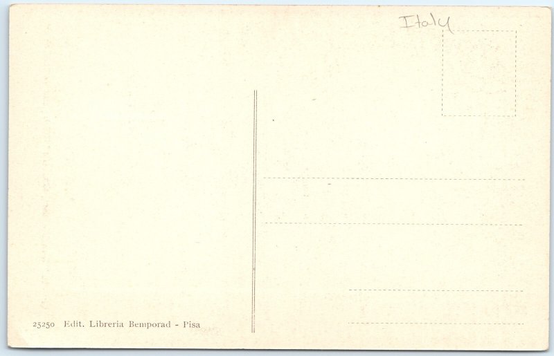 c1910s Pisa, Italy Torre della Fame Art Medieval Stone Tower City Gate 1288 A343