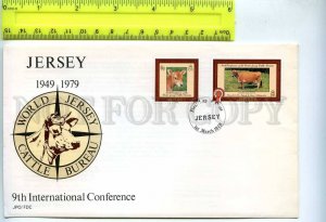 242286 JERSEY 1979 year Cattle Bureau Conference COW FDC