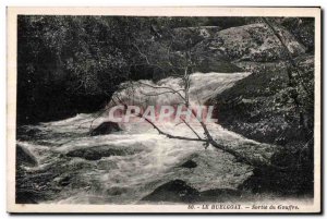 Old Postcard The Huelgoat output Chasm