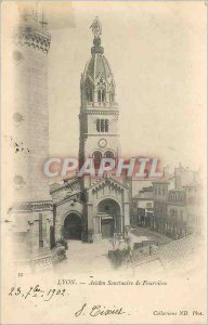 Old Postcard Lyon Old Shrine of Fourviere