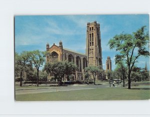 Postcard Rockefeller Memorial Chapel, University of Chicago, Illinois