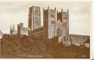 Durham Postcard - View of Cathedral - Ref TZ9156