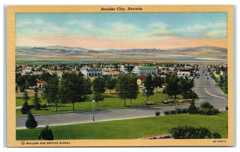 Mid-1900s Boulder City, NV Postcard