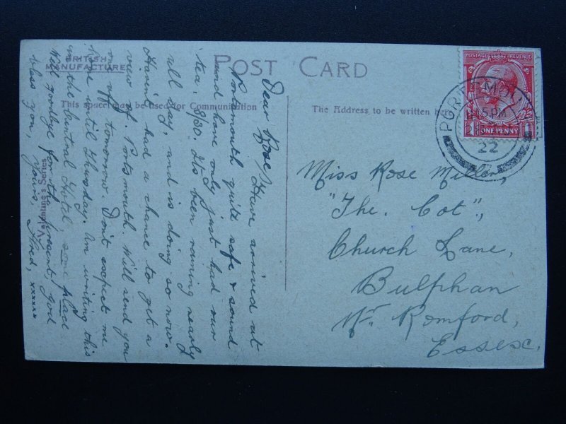 Surrey GUILDFORD The Rustic Bridge c1922 Postcard by Valentine