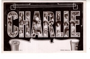 CHARLIE, Latge Letter Name, Used 1905