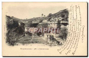 Old Postcard Roquefavour Hermitage